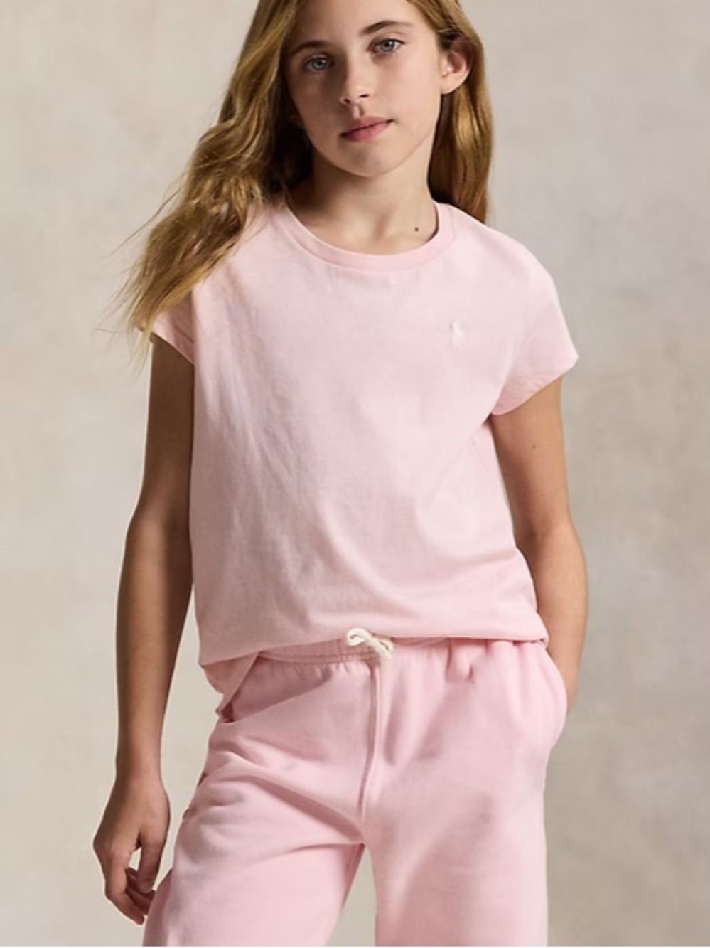 Ralph Lauren Pink Short Sleeve Crewneck Tee